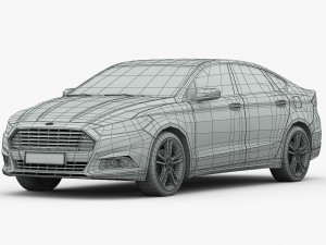ford mondeo 2015 Modelo 3D