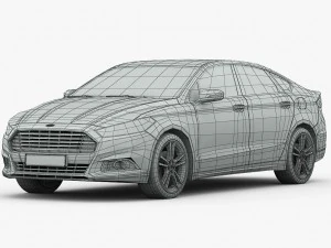 ford mondeo 2015 3D Model