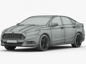ford mondeo 2015 Modelo 3D