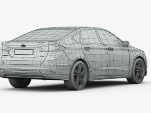 ford mondeo 2015 Modelo 3D