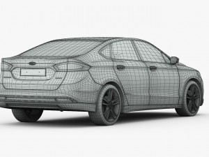 ford mondeo 2015 Modelo 3D