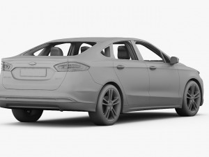 ford mondeo 2015 Modelo 3D