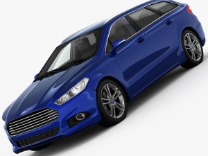 ford mondeo wagon 2015 3D Model