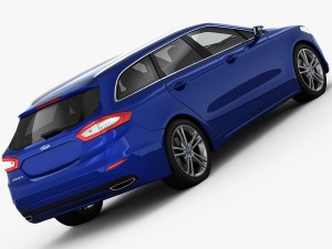 ford mondeo wagon 2015 3D Модель