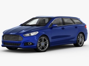 ford mondeo wagon 2015 3D Модель