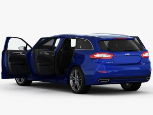 ford mondeo wagon 2015 3D Model