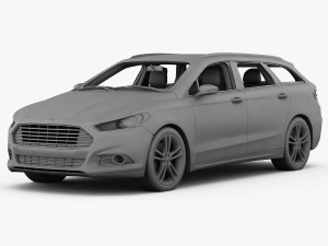 ford mondeo wagon 2015 3D Модель