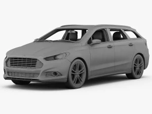 ford mondeo wagon 2015 3D Model