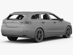 ford mondeo wagon 2015 3D Модель