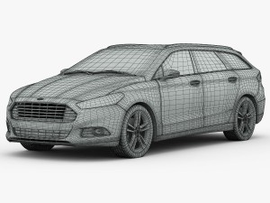 ford mondeo wagon 2015 3D Модель