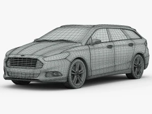 ford mondeo wagon 2015 3D Model