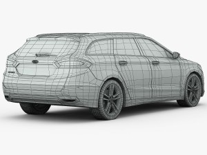 ford mondeo wagon 2015 3D Модель