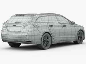ford mondeo wagon 2015 3D Model