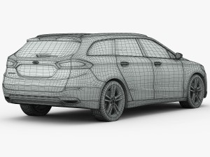 ford mondeo wagon 2015 3D Модель