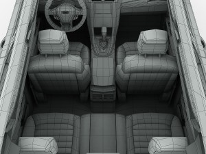ford mondeo wagon 2015 3D Модель