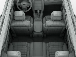 ford mondeo wagon 2015 3D Model