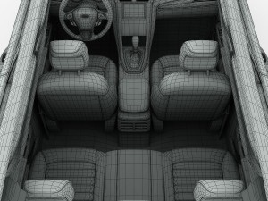 ford mondeo wagon 2015 3D Модель