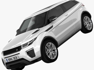 range rover evoque 2016 3D Model