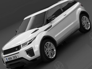 range rover evoque 2016 3D Model