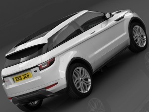 range rover evoque 2016 3D Model