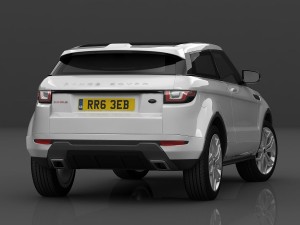 range rover evoque 2016 3D Model