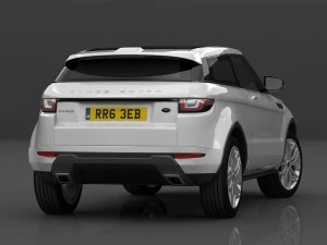 range rover evoque 2016 3D Model