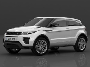 range rover evoque 2016 3D Model