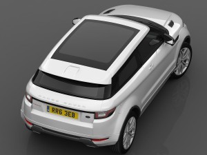range rover evoque 2016 3D Model