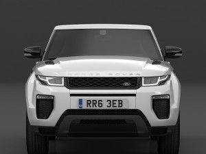 range rover evoque 2016 3D Model