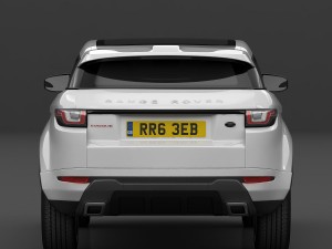 range rover evoque 2016 3D Model