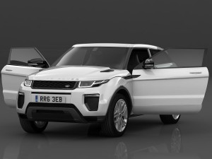 range rover evoque 2016 3D Model