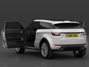 range rover evoque 2016 3D Model