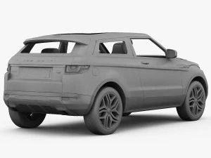range rover evoque 2016 3D Model