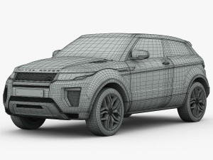 range rover evoque 2016 3D Model