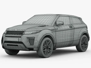 range rover evoque 2016 3D Model