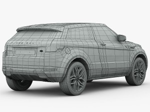 range rover evoque 2016 3D Model