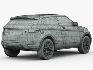 range rover evoque 2016 3D Model