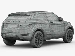 range rover evoque 2016 3D Model