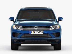 volkswagen touareg 2015 detailed interior Modelo 3D