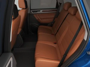 volkswagen touareg 2015 detailed interior 3D Model