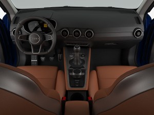 audi tt coupe 2015 detailed interior Modelo 3D