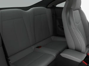 audi tts coupe 2015 detailed interior 3D Model