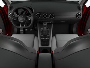 audi tts coupe 2015 detailed interior 3D Модель