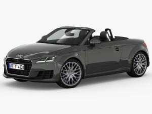 audi tt roadster 2015 detailed interior Model 3D