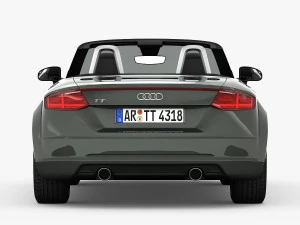 ऑडी टीटी रोडस्टर 2015 का विस्तृत इंटीरियर 3D मॉडल