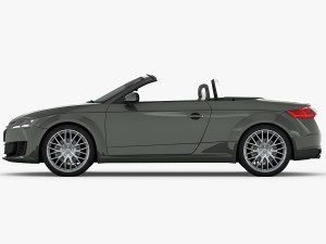 audi tt roadster 2015 detailed interior Model 3D