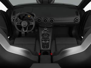 audi tt roadster 2015 detailed interior Model 3D