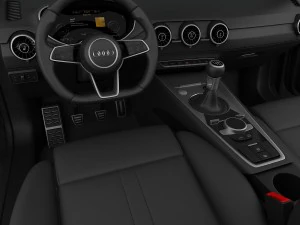 ऑडी टीटी रोडस्टर 2015 का विस्तृत इंटीरियर 3D मॉडल