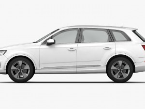audi q7 2016 detailed interior 3Dモデル