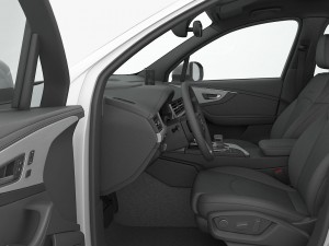 audi q7 2016 detailed interior 3Dモデル
